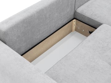 Malor 3-istuttava vuodesohva divaanilla, vasemmanpuoleinen - beige - Huonekalut - Sohva - Vuodesohva