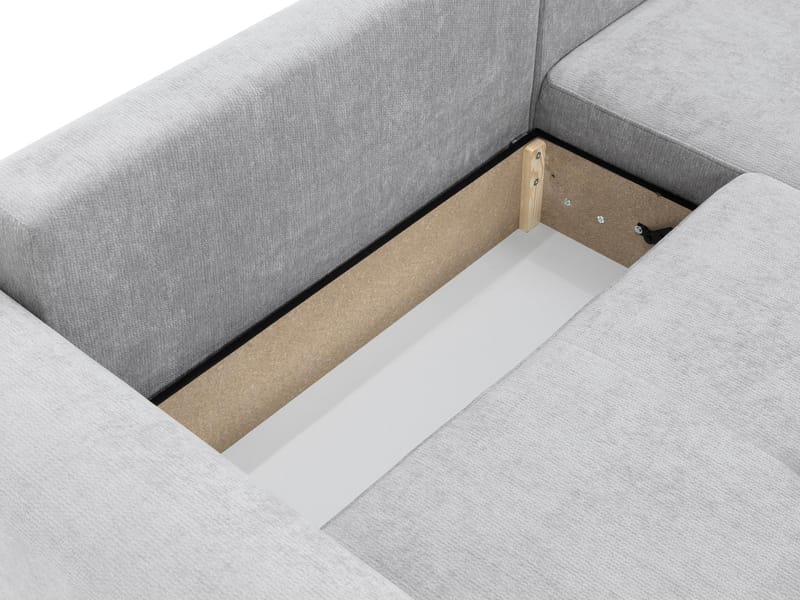Malor 3-istuttava vuodesohva divaanilla, vasemmanpuoleinen - beige - Huonekalut - Sohva - Vuodesohva