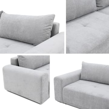 Malor 3-istuttava vuodesohva divaanilla, vasemmanpuoleinen - beige - Huonekalut - Sohva - Vuodesohva