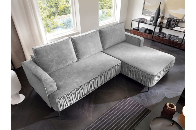 Marisana Vuodesohva 3-Istuttavalla Divaanilla - Harmaa - Huonekalut - Sohva - Vuodesohva