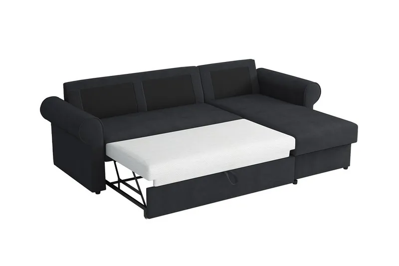 Midfeld 3-sits Hörnbäddsoffa Mustard yellow - Huonekalut - Sohva - Vuodesohva