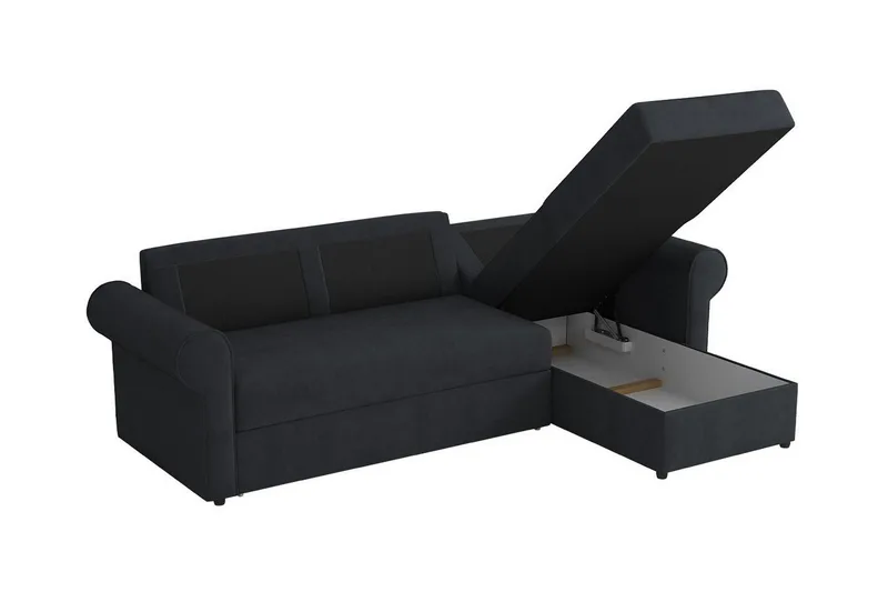 Midfeld 3-sits Hörnbäddsoffa Mustard yellow - Huonekalut - Sohva - Vuodesohva