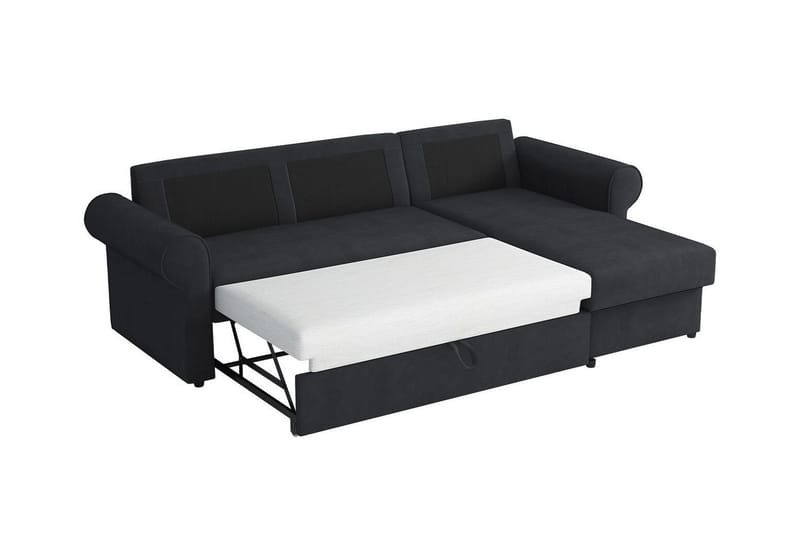 Midfeld 3-sits Hörnbäddsoffa NO_BRAND Light grey/Dark grey - Huonekalut - Sohva - Vuodesohva