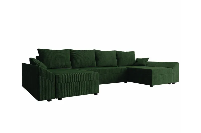 Midfeld 4-sits Hörnbäddsoffa Dark green, undefined
