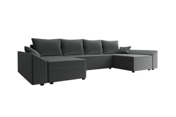 Midfeld 4-sits Hörnbäddsoffa Dark grey - Huonekalut - Sohva - Vuodesohva