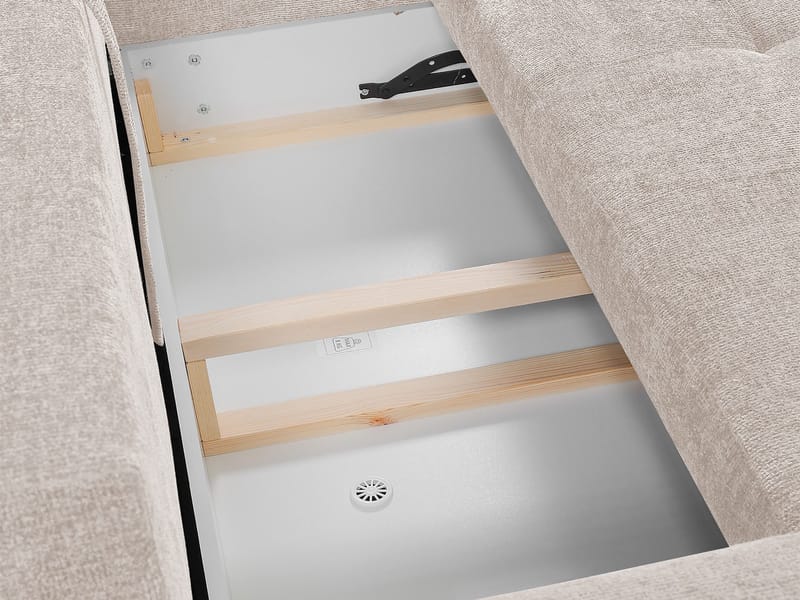 Morvian 3-istuttava vuodesohva divaanilla - beige - Huonekalut - Sohva - Vuodesohva