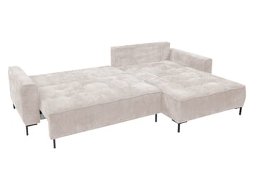 Morvian 3-istuttava vuodesohva divaanilla - beige - Huonekalut - Sohva - Vuodesohva