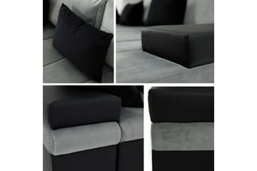Naoma 3-istuttava oikea l-muotoinen divaanivuodesohva bouclé-kankaassa - Beige - Huonekalut - Sohva - Vuodesohva