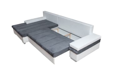 Naoma 3-istuttava oikea l-muotoinen divaanivuodesohva bouclé-kankaassa - Beige - Huonekalut - Sohva - Vuodesohva