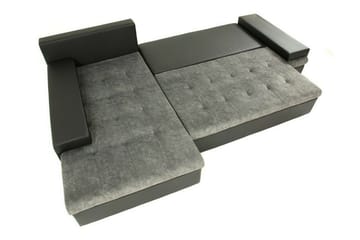 Naoma 3-istuttava vasen l-muotoinen vuodesohva 135x216 cm divaanilla bouclé-kangasta - Valkoinen - Huonekalut - Sohva - Vuodesohva