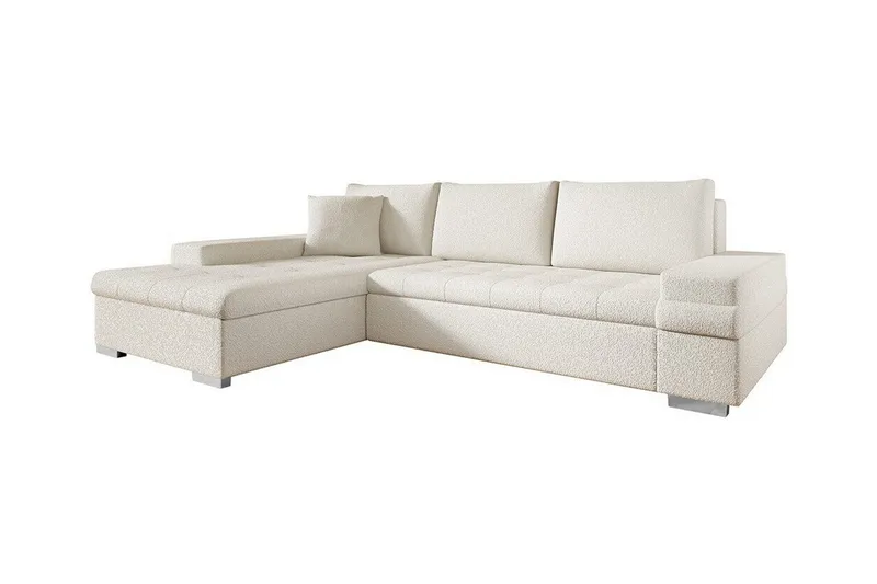 Naoma 3-sits Hörnbäddsoffa Acacia||White, undefined