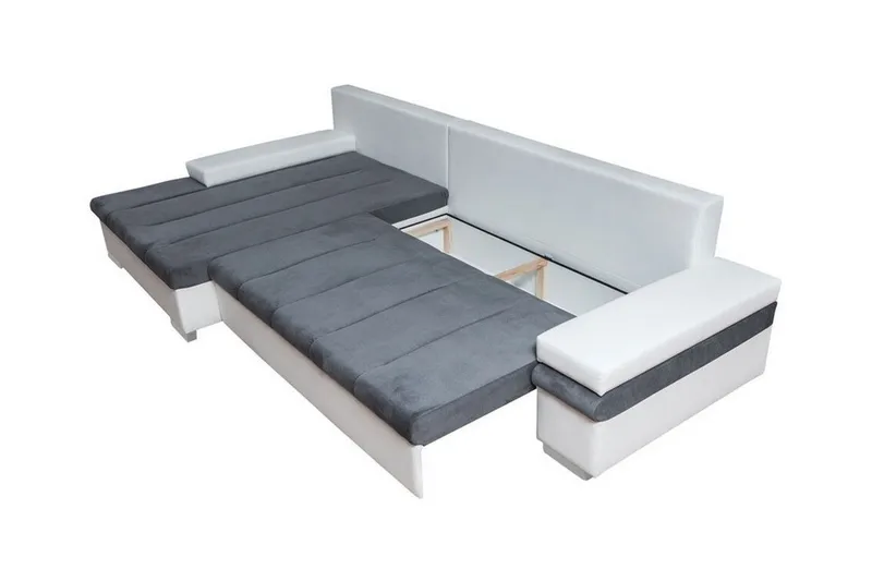 Naoma 3-sits Hörnbäddsoffa NO_BRAND Beige - Huonekalut - Sohva - Vuodesohva