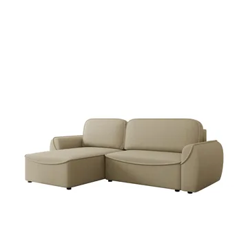 Navrel 3-istuttava Vuodesohva Divaanilla ja Säilytystilalla - Beige - Huonekalut - Sohva - Vuodesohva