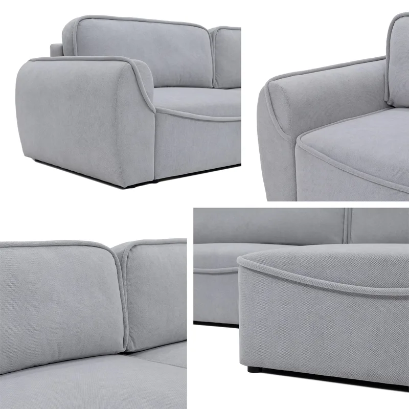 Navrel 3-istuttava Vuodesohva Divaanilla ja Säilytystilalla - Sininen - Huonekalut - Sohva - Vuodesohva