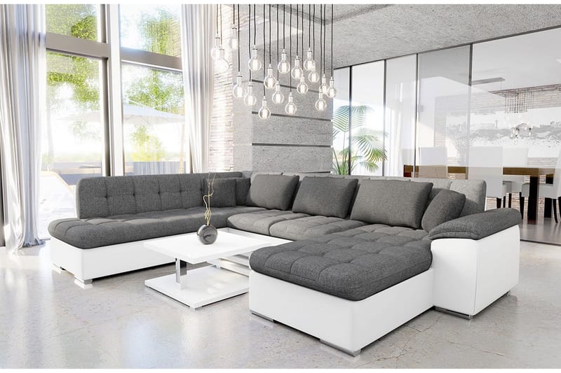 Niko U-Vuodesohva 350x205x76 cm - Huonekalut - Sohva - Vuodesohva