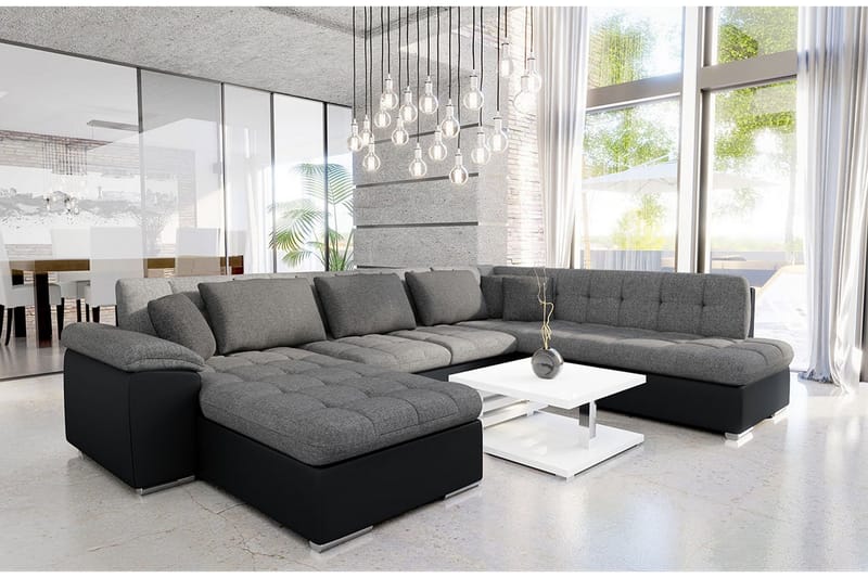 Niko U-Vuodesohva 350x205x76 cm - Huonekalut - Sohva - Vuodesohva