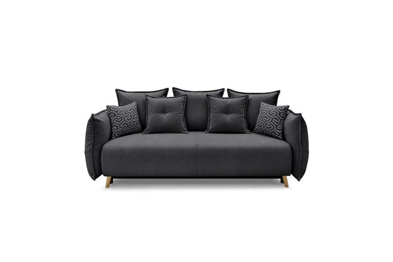 Puffin Vuodesohva 3-istuttava - Antrasiitti - Huonekalut - Sohva - Vuodesohva - 3 istuttava vuodesohva