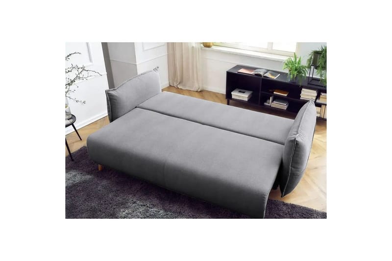 Puffin Vuodesohva 3-istuttava - Harmaa - Huonekalut - Sohva - Vuodesohva - 3 istuttava vuodesohva