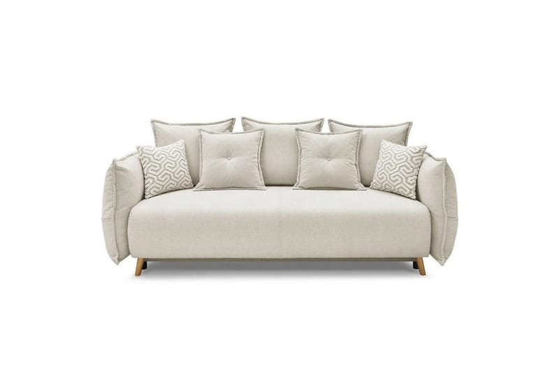 Puffin Vuodesohva 3-istuttava, Kermanvalkoinen