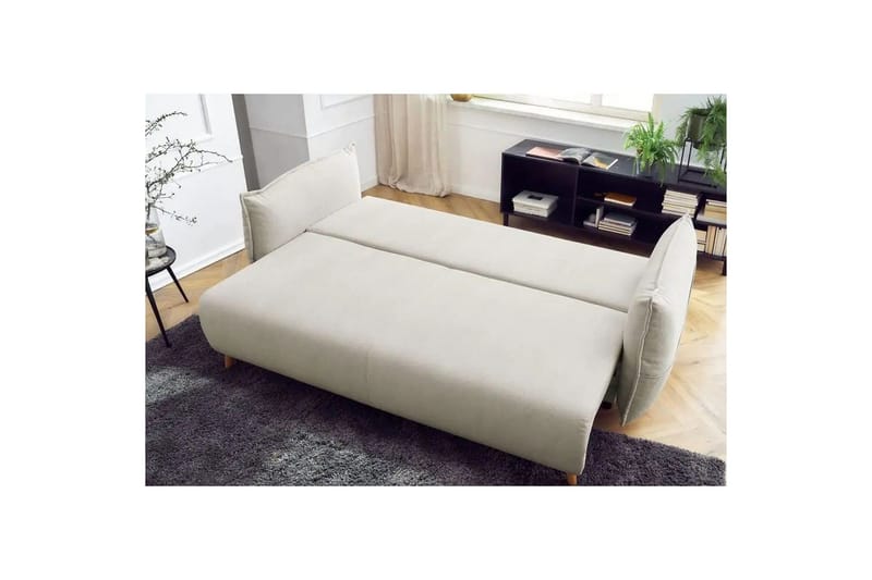 Puffin Vuodesohva 3-istuttava - Kermanvalkoinen - Huonekalut - Sohva - Vuodesohva - 3 istuttava vuodesohva