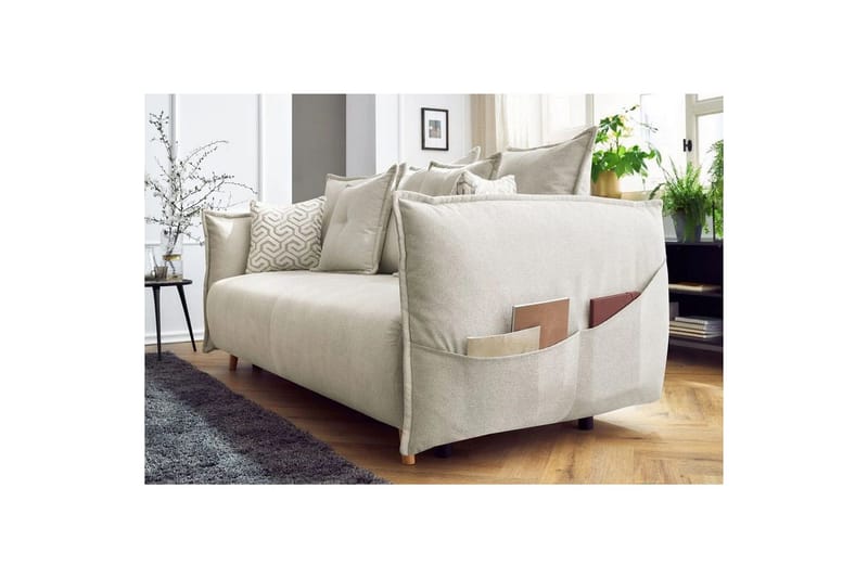 Puffin Vuodesohva 3-istuttava - Kermanvalkoinen - Huonekalut - Sohva - Vuodesohva - 3 istuttava vuodesohva