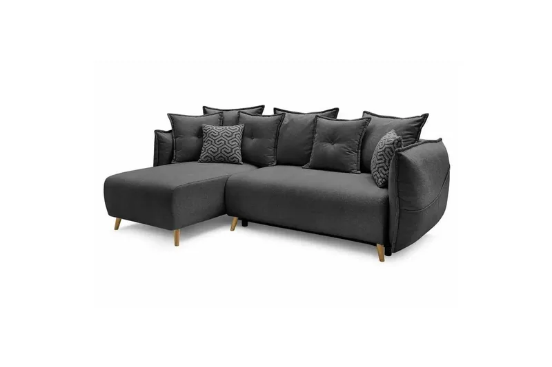 Puffin Vuodesohva divaanilla 3-istuttava - Antrasiitti - Huonekalut - Sohva - Vuodesohva