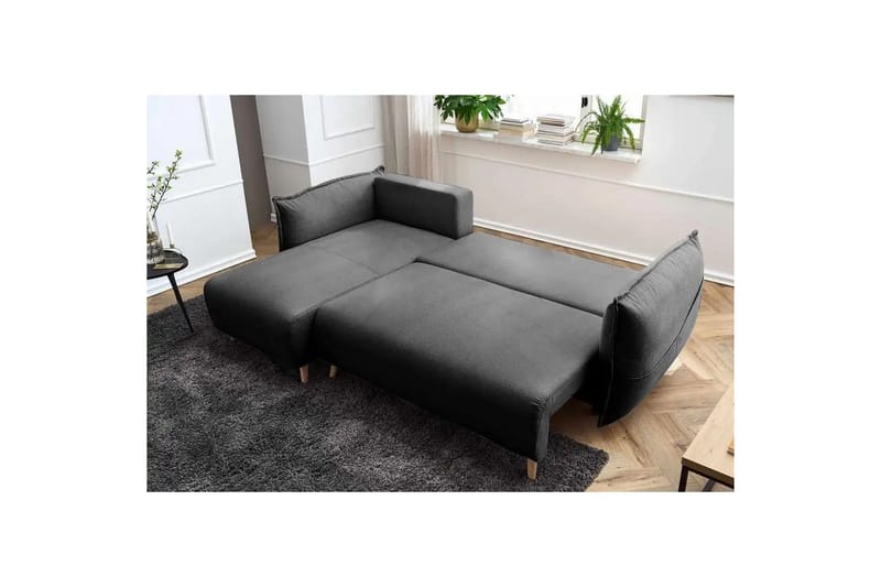 Puffin Vuodesohva divaanilla 3-istuttava - Antrasiitti - Huonekalut - Sohva - Vuodesohva