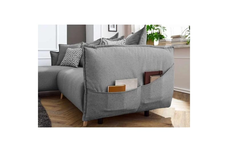 Puffin Vuodesohva divaanilla 3-istuttava - Harmaa - Huonekalut - Sohva - Vuodesohva