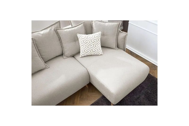 Puffin Vuodesohva divaanilla 3-istuttava - Kermanvalkoinen - Huonekalut - Sohva - Vuodesohva