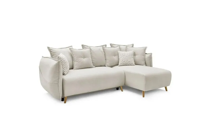 Puffin Vuodesohva divaanilla 3-istuttava, Kermanvalkoinen