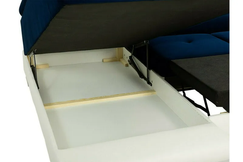 Reginia 3-sits Hörnbäddsoffa Ljusgrå - Huonekalut - Sohva - Vuodesohva