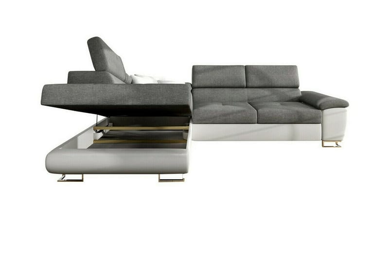 Reginia 3-sits Hörnbäddsoffa White - Huonekalut - Sohva - Vuodesohva