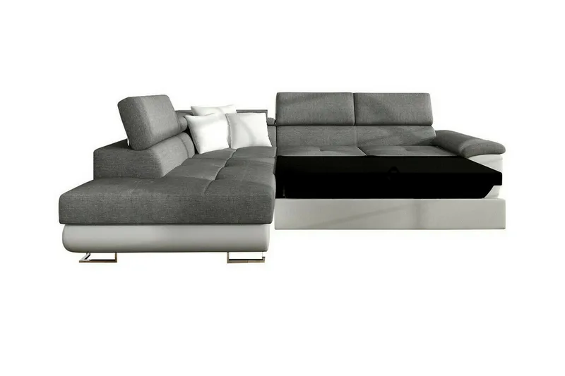 Reginia 3-sits Hörnbäddsoffa White - Huonekalut - Sohva - Vuodesohva