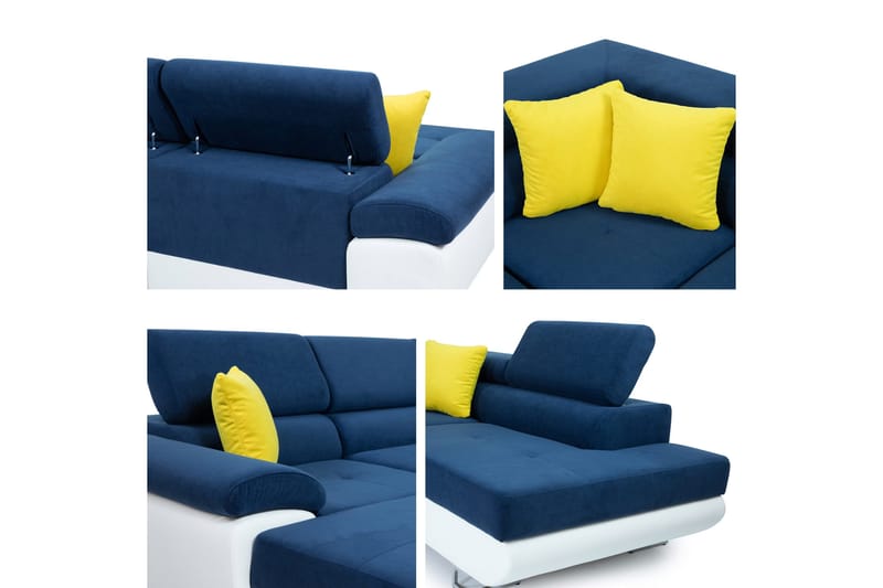 Reginia Vuodesohva, Jossa Divaani Ja Leposohva 4-Paikkainen - Vihreä - Huonekalut - Sohva - Vuodesohva