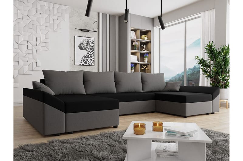 Rosaria 5:n ist Vuodesohva - Tummanharmaa - Huonekalut - Sohva - Vuodesohva