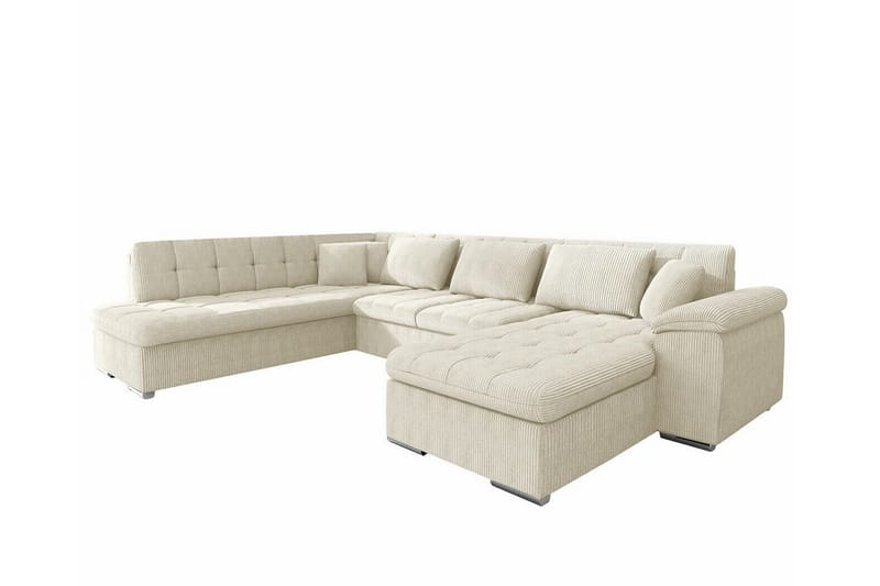 Sakri 5-sits Hörnbäddsoffa Beige, undefined
