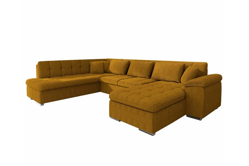 Sakri 5-sits Hörnbäddsoffa NO_BRAND Dark yellow, undefined