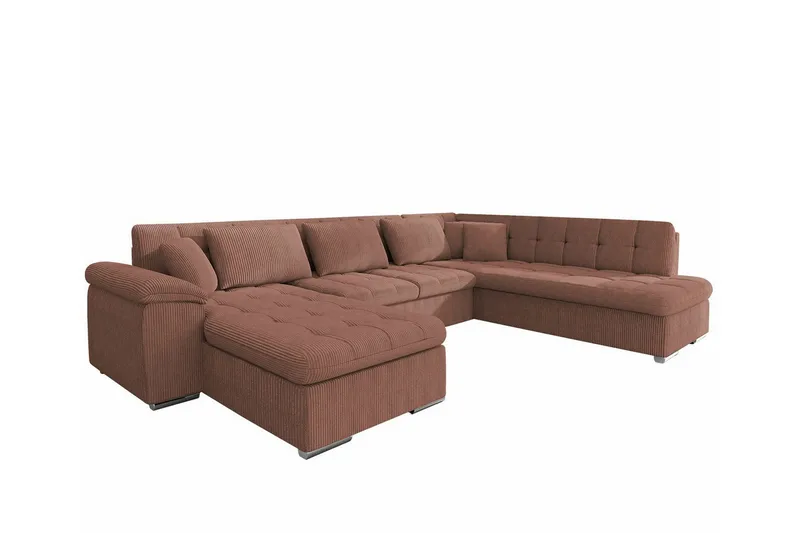 Sakri 5-sits Hörnbäddsoffa NO_BRAND Light brown, undefined