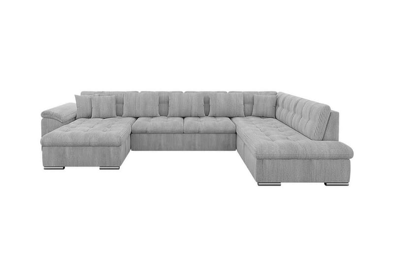 Sakri 5-sits Hörnbäddsoffa NO_BRAND Light grey/Dark grey - Huonekalut - Sohva - Vuodesohva