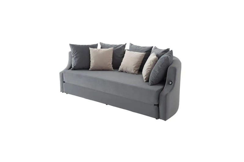 Salrican Vuodesohva 3-istuttava, Harmaa