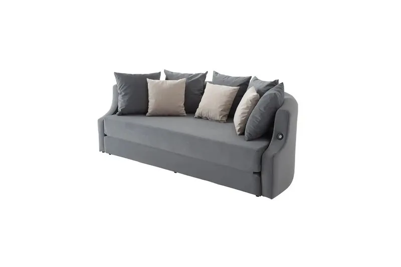 Salrican Vuodesohva 3-istuttava, Harmaa