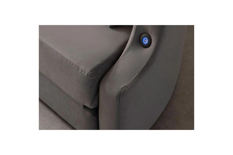 Salrican Vuodesohva 3-istuttava - Harmaa - Huonekalut - Sohva - Vuodesohva - 3 istuttava vuodesohva