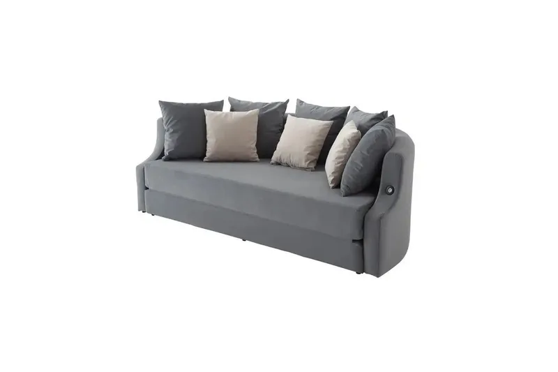 Salrican Vuodesohva 3-istuttava, Harmaa