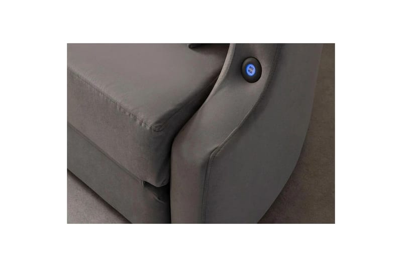 Salrican Vuodesohva 3-istuttava - Harmaa - Huonekalut - Sohva - Vuodesohva - 3 istuttava vuodesohva