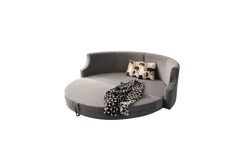 Salrican Vuodesohva 3-istuttava - Harmaa - Huonekalut - Sohva - Vuodesohva - 3 istuttava vuodesohva