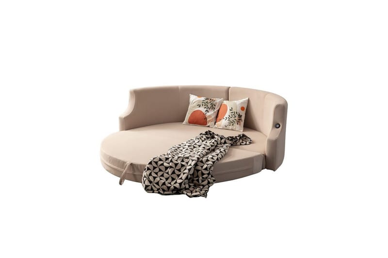 Salrican Vuodesohva 3-istuttava - Kermanvalkoinen - Huonekalut - Sohva - Vuodesohva - 3 istuttava vuodesohva