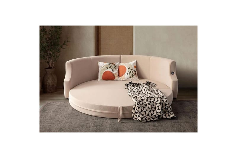 Salrican Vuodesohva 3-istuttava - Kermanvalkoinen - Huonekalut - Sohva - Vuodesohva - 3 istuttava vuodesohva