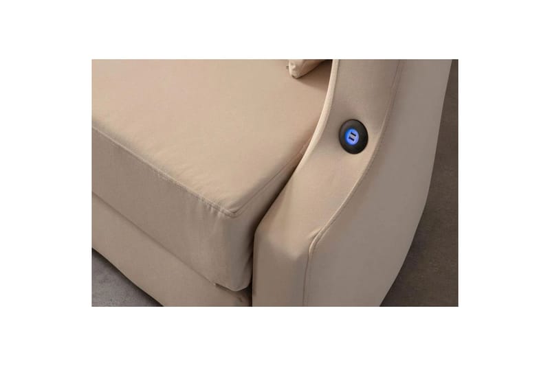 Salrican Vuodesohva 3-istuttava - Kermanvalkoinen - Huonekalut - Sohva - Vuodesohva - 3 istuttava vuodesohva