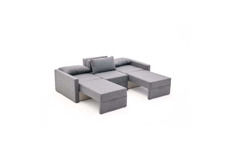 Savra Vuodesohva 3-sits - Harmaa - Huonekalut - Sohva - Vuodesohva