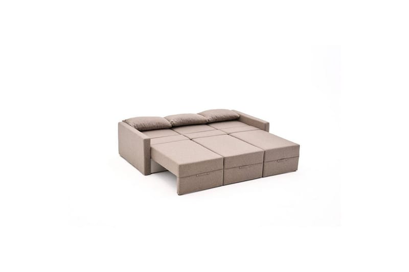 Savra Vuodesohva med Divan 3-sits - Ruskea - Huonekalut - Sohva - Vuodesohva